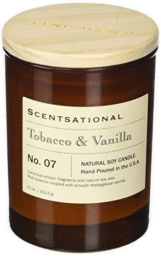 vanilla and tobacco candle